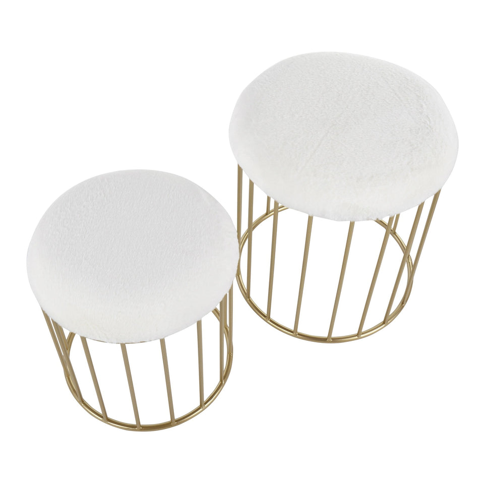 Canary Nesting Ottoman Set.