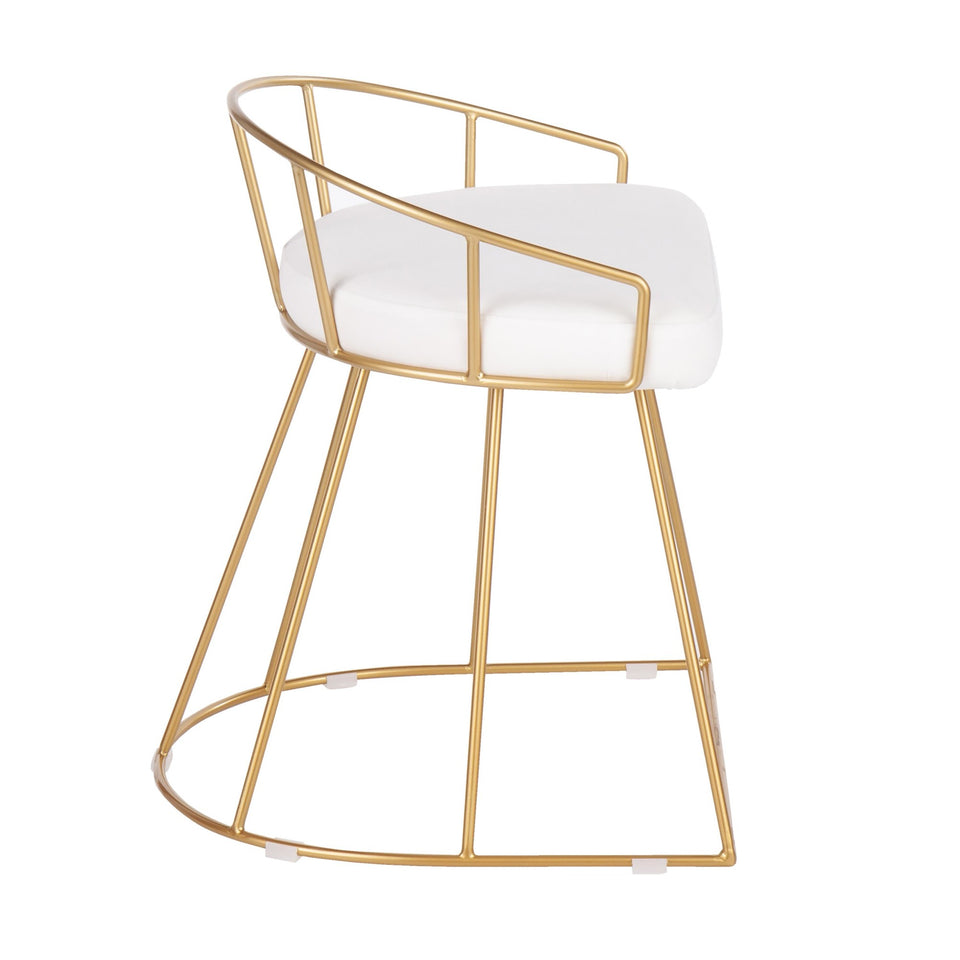 Canary Vanity Stool.