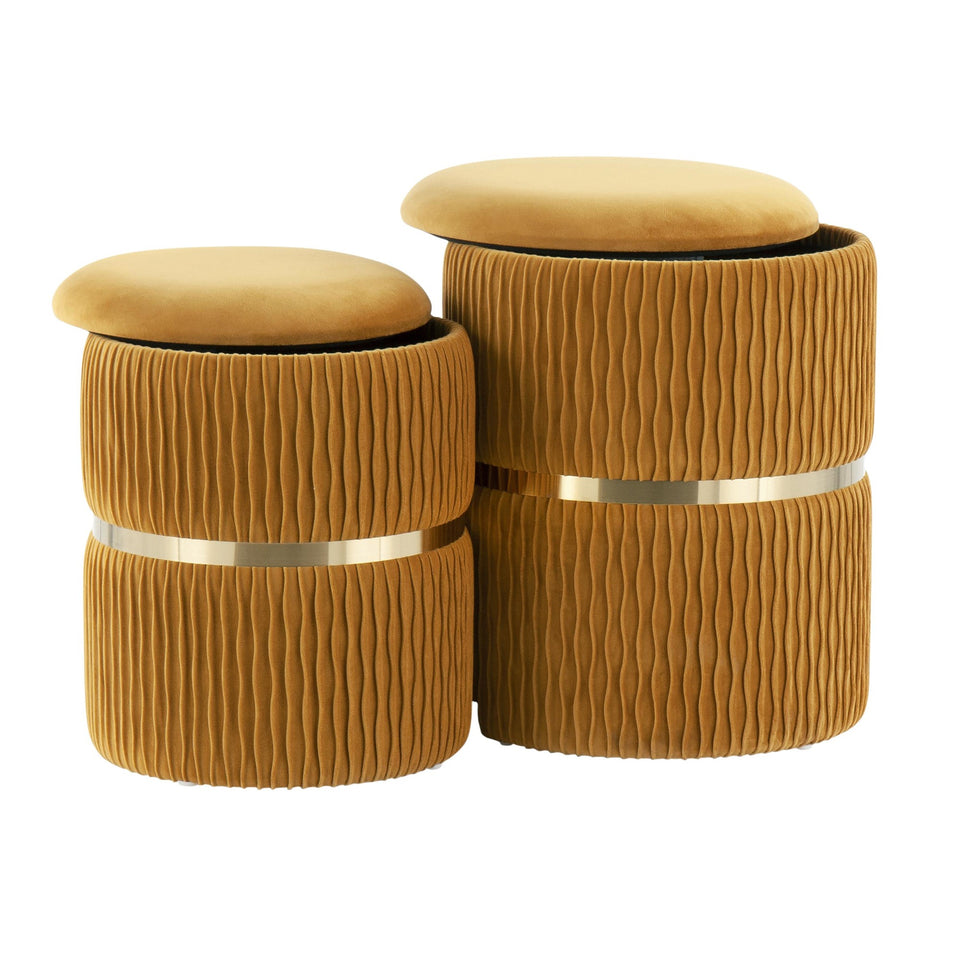 Cinch Nesting Ottoman Set.