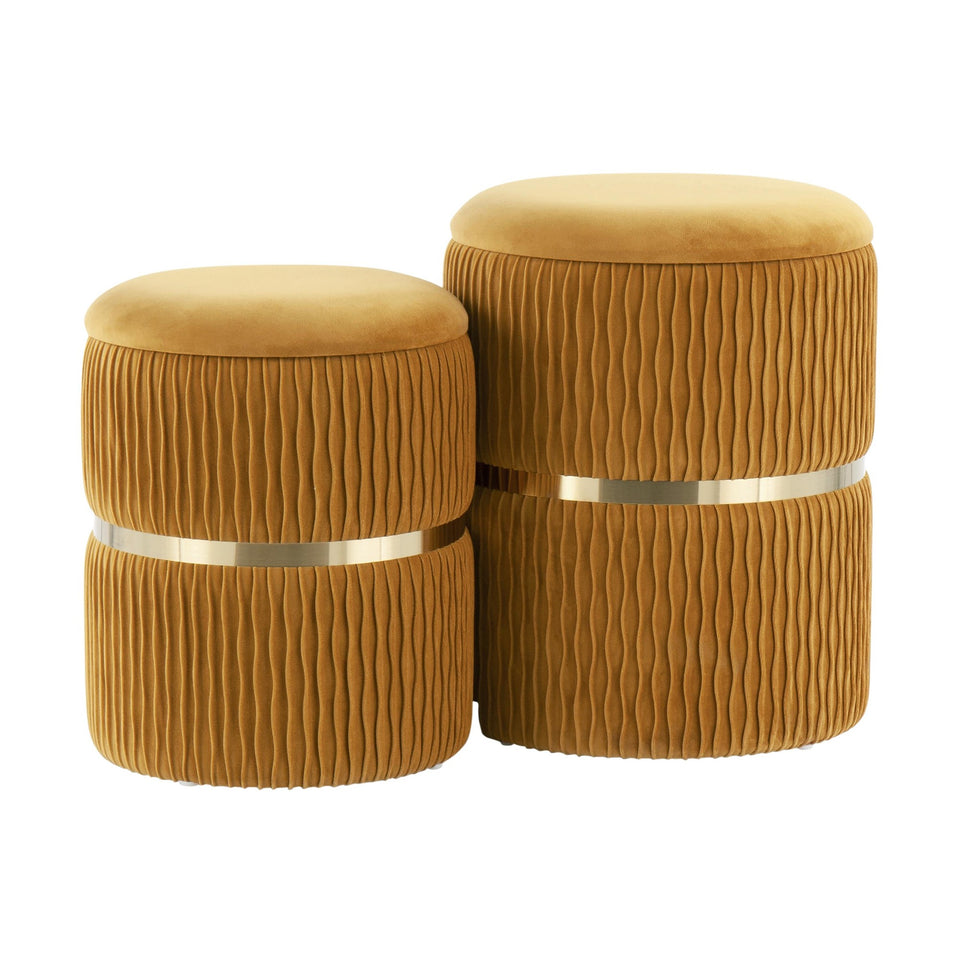 Cinch Nesting Ottoman Set.