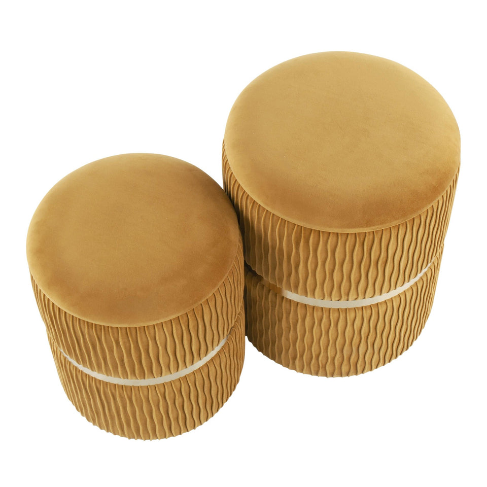 Cinch Nesting Ottoman Set.