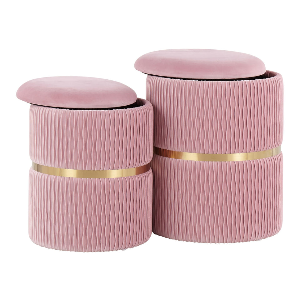 Cinch Nesting Ottoman Set.