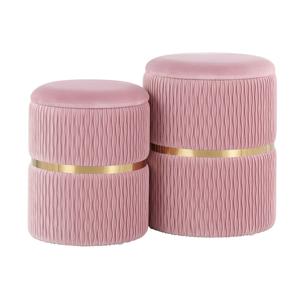Cinch Nesting Ottoman Set.