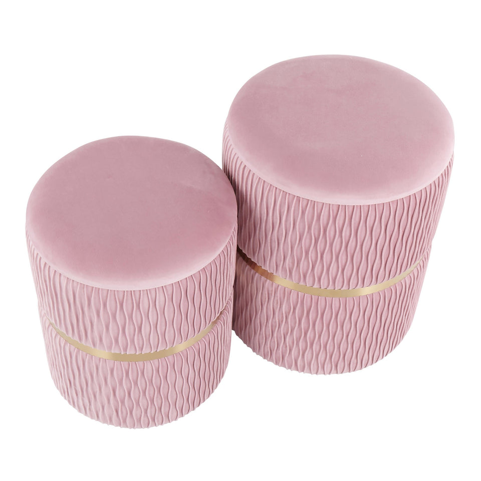 Cinch Nesting Ottoman Set.
