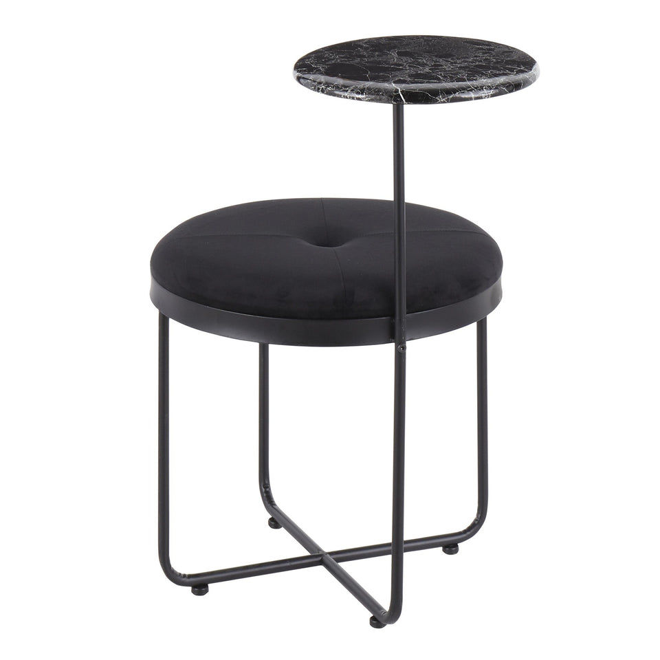 Cosmo Ottoman Side Table.