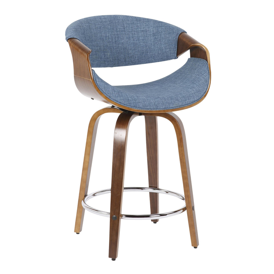 Curvini 24'' Counter Stool - Set of 2.