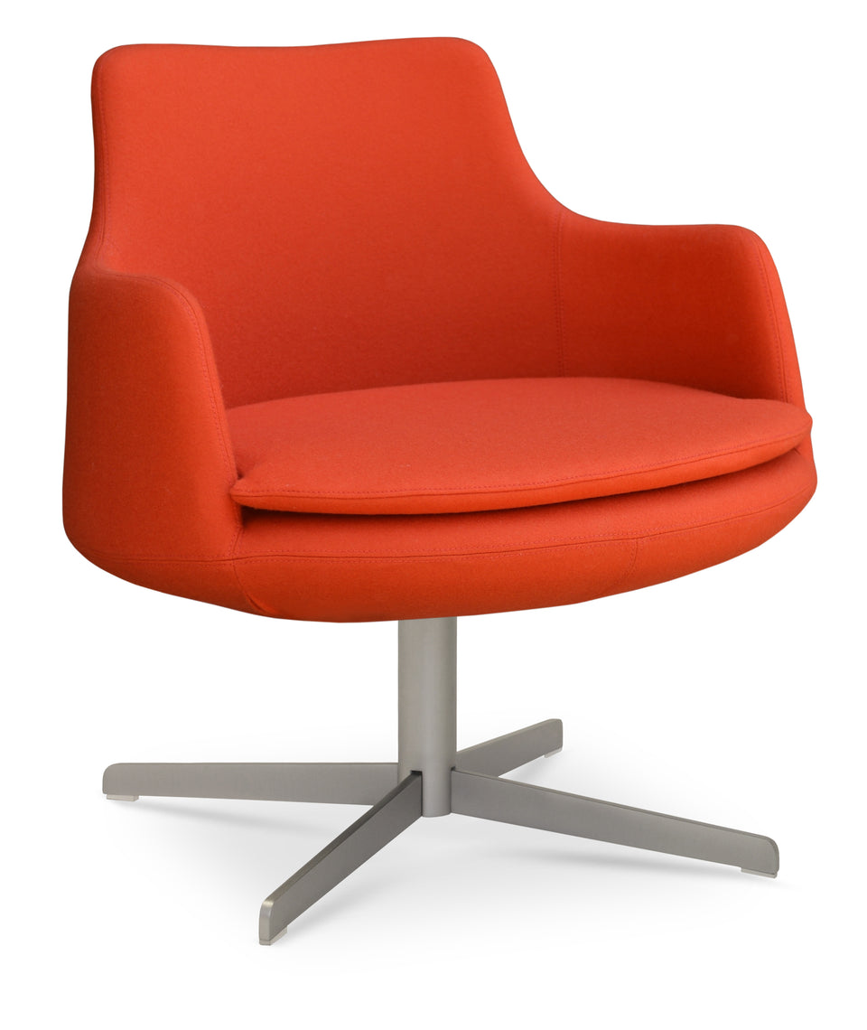 Dervish Lounge Armchair 4 Star Base.