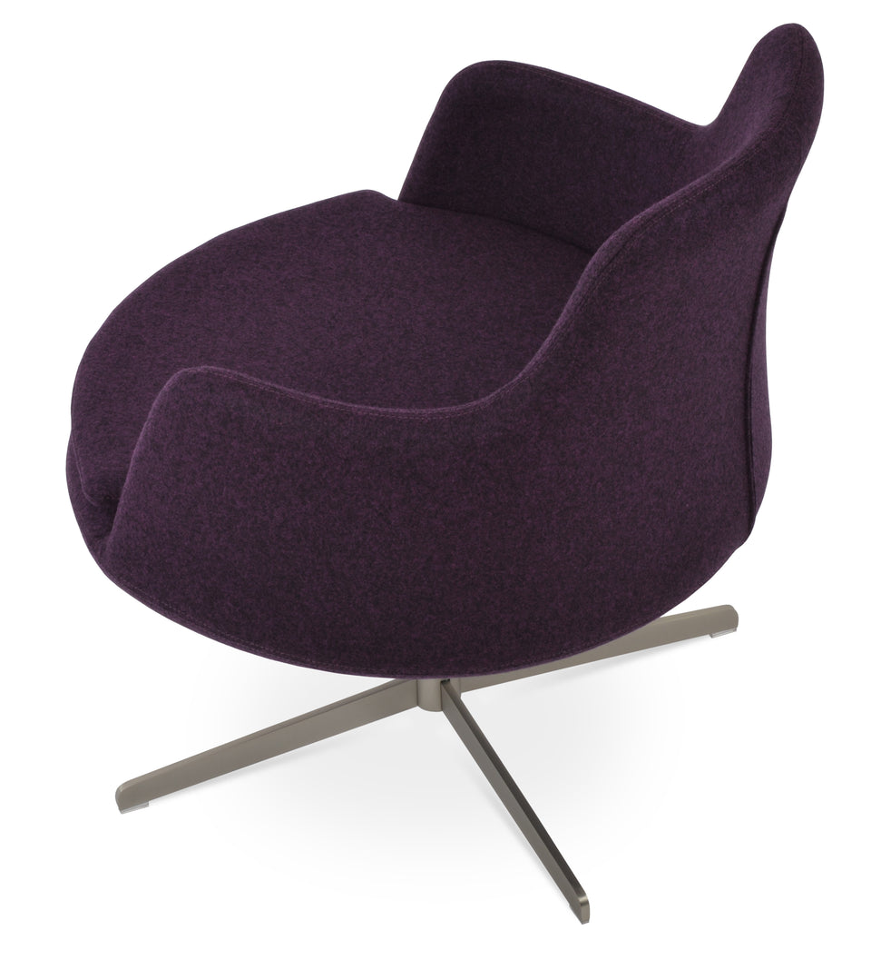 Dervish Lounge Armchair 4 Star Base.