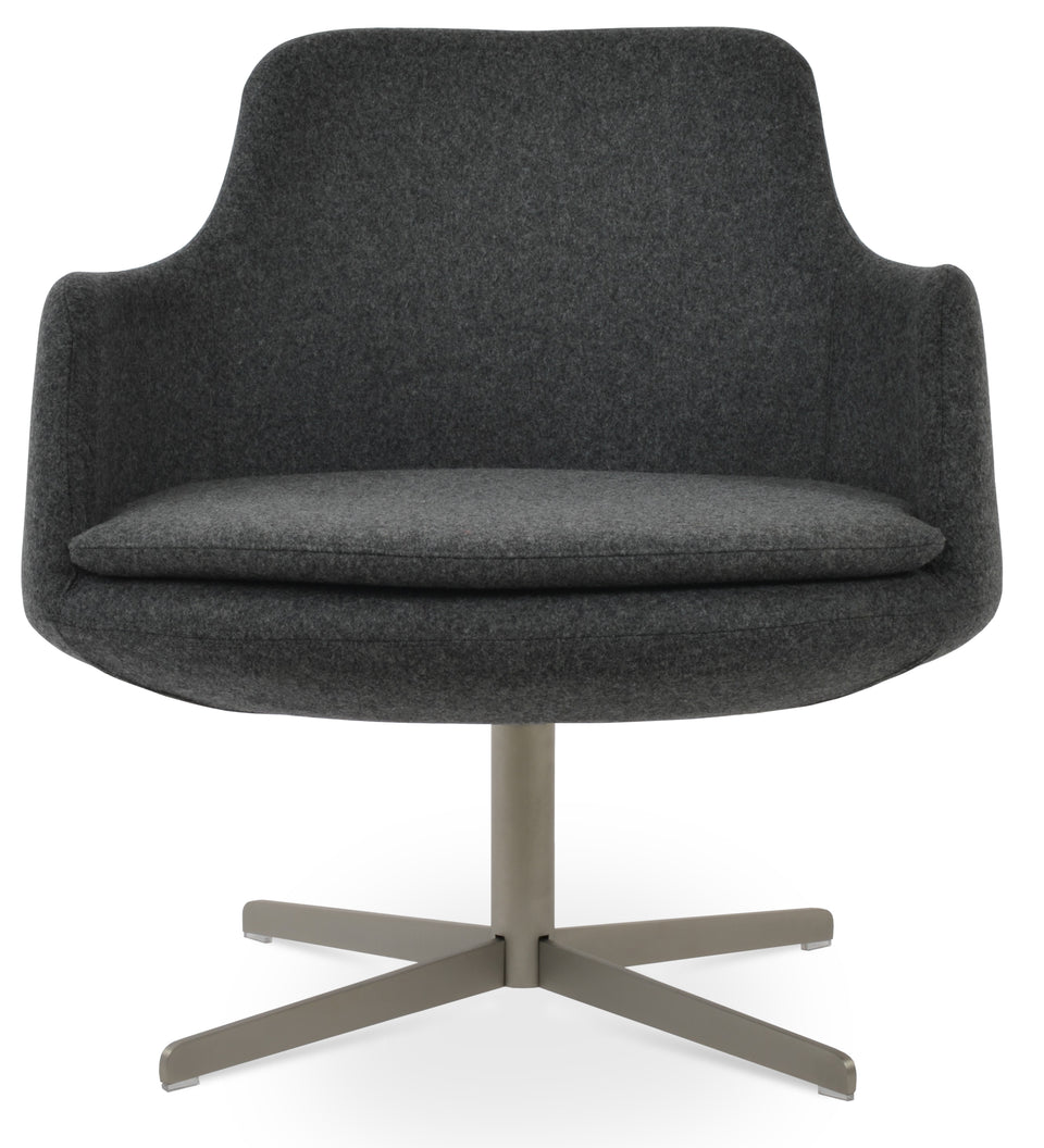 Dervish Lounge Armchair 4 Star Base.