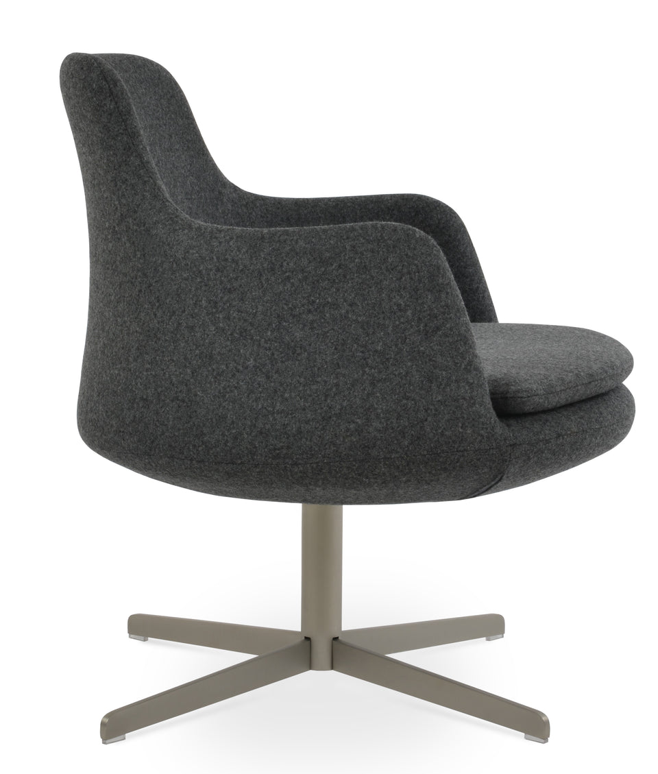 Dervish Lounge Armchair 4 Star Base.