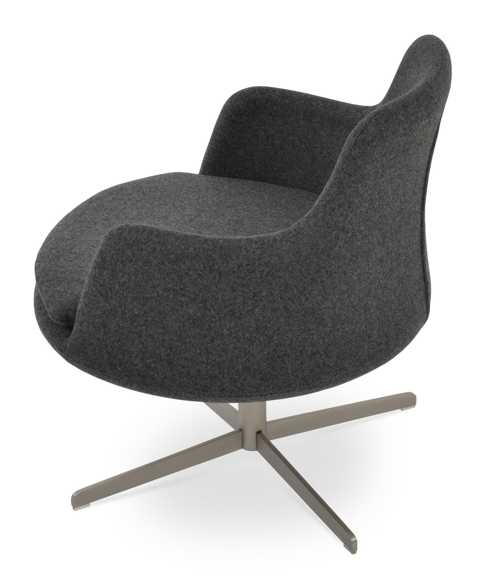 Dervish Lounge Armchair 4 Star Base.