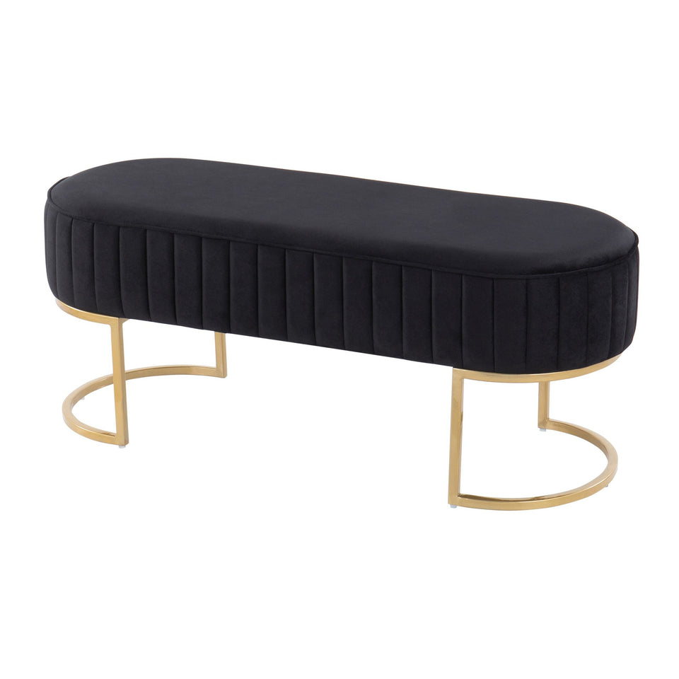 Demi Pleated Bench.