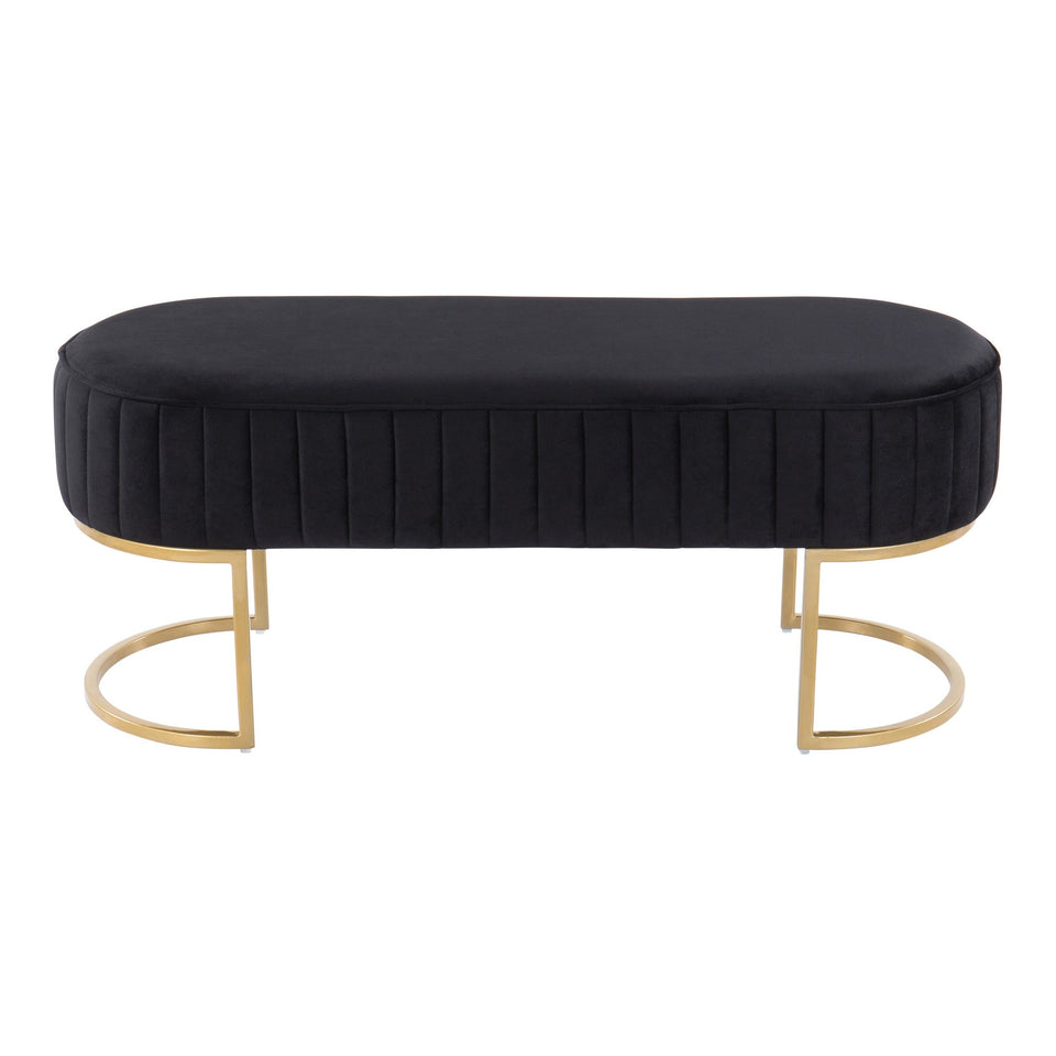 Demi Pleated Bench.