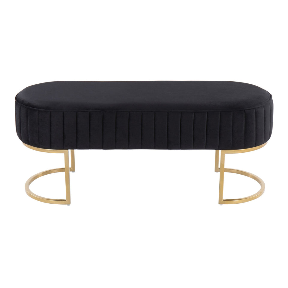 Demi Pleated Bench.
