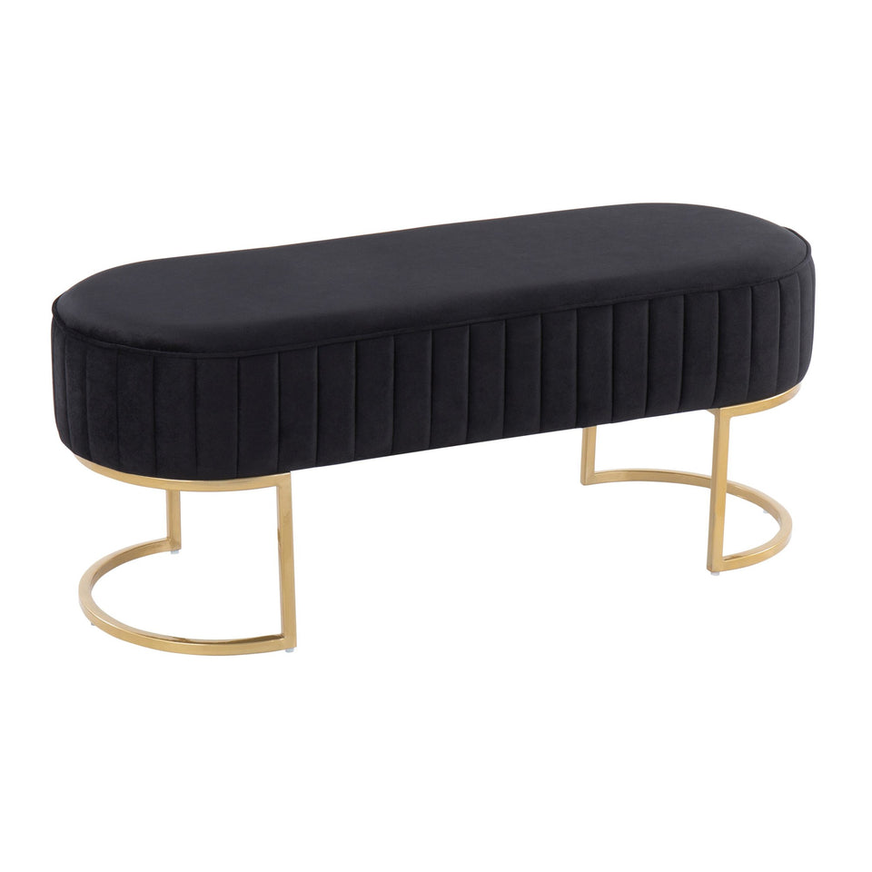 Demi Pleated Bench.