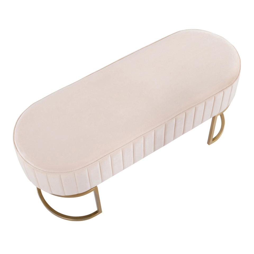Demi Pleated Bench.