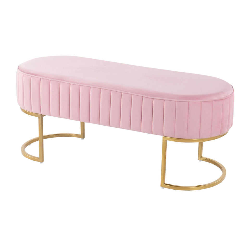Demi Pleated Bench.