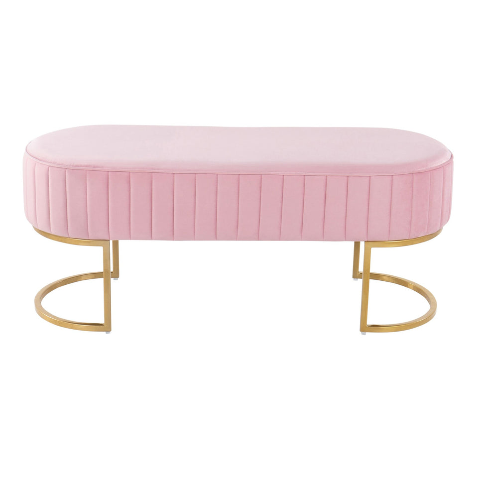 Demi Pleated Bench.
