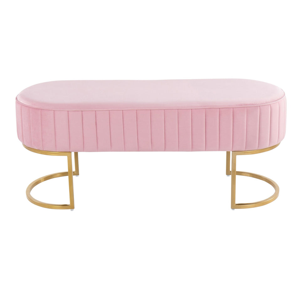 Demi Pleated Bench.