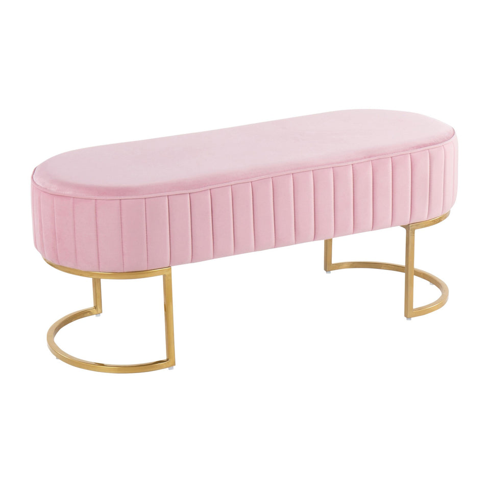 Demi Pleated Bench.
