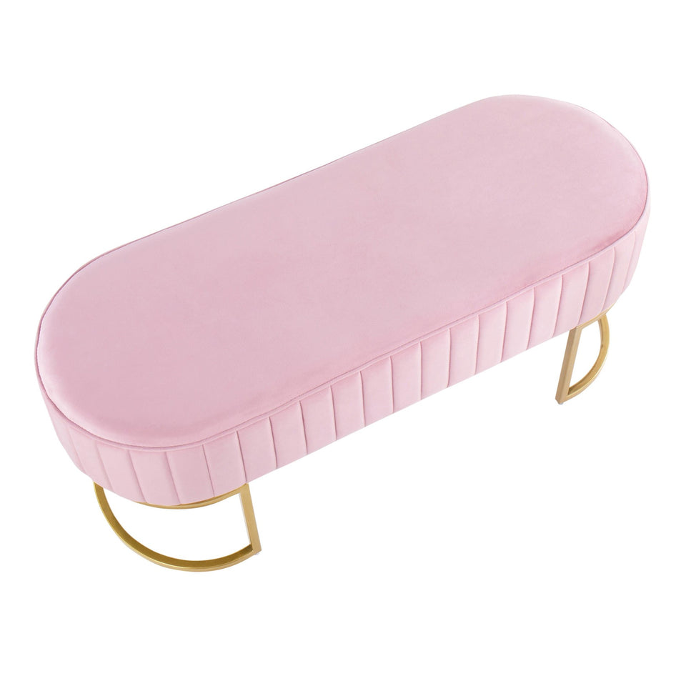 Demi Pleated Bench.