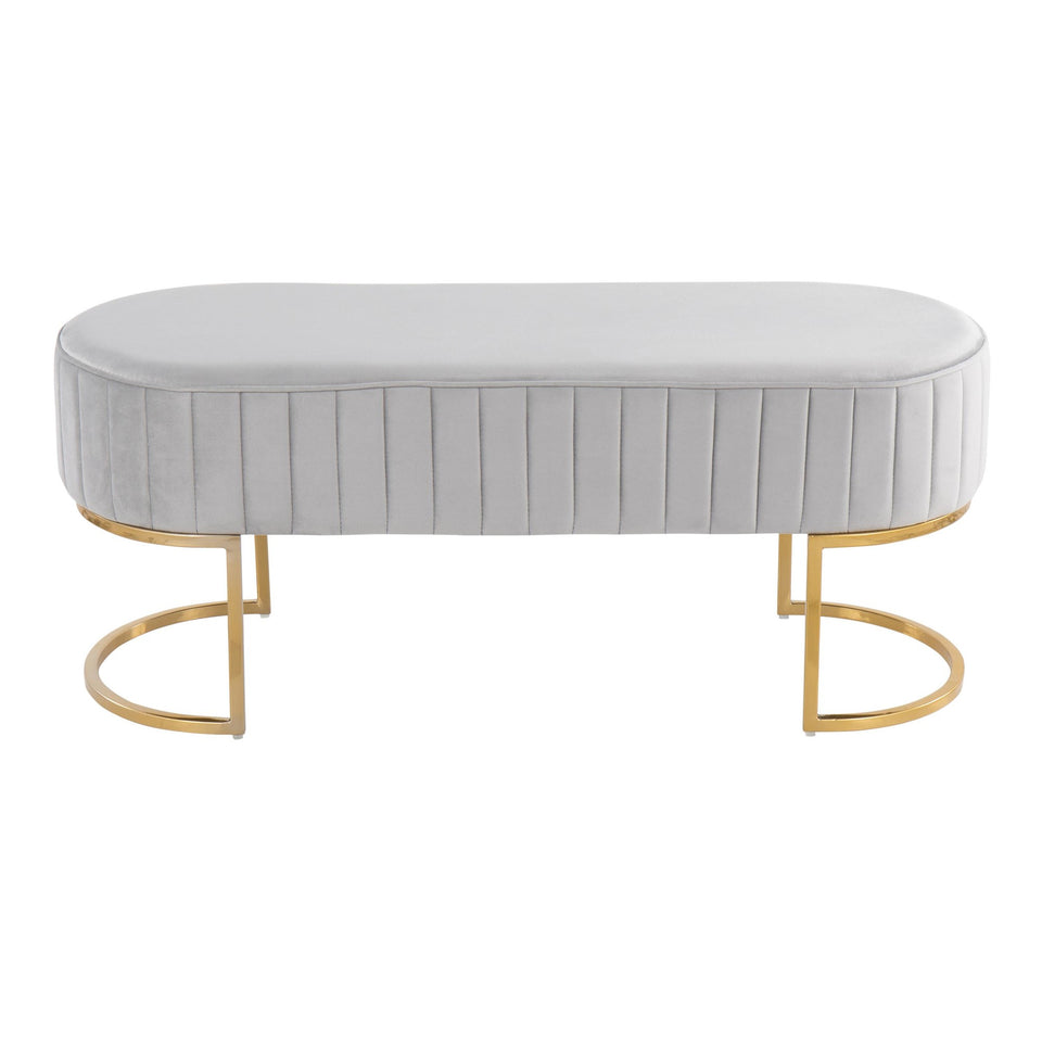 Demi Pleated Bench.