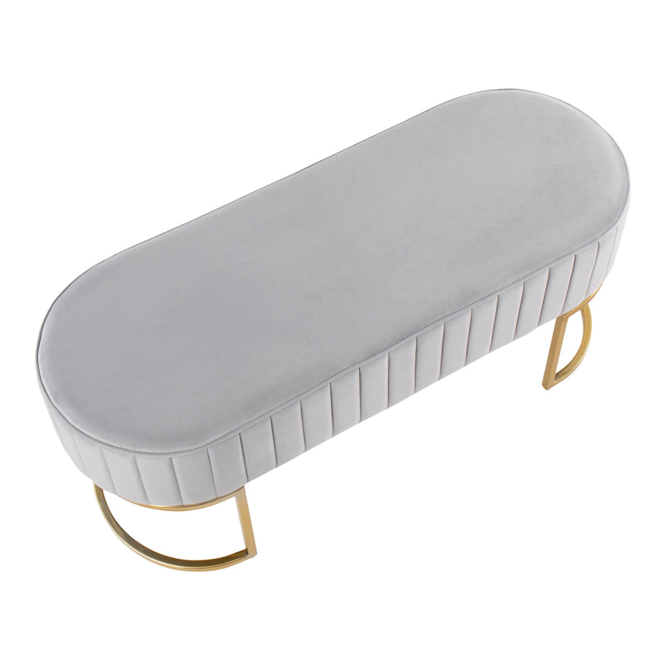 Demi Pleated Bench.