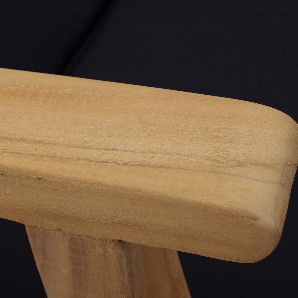 Marina Outdoor Patio Teak Single Chaise.
