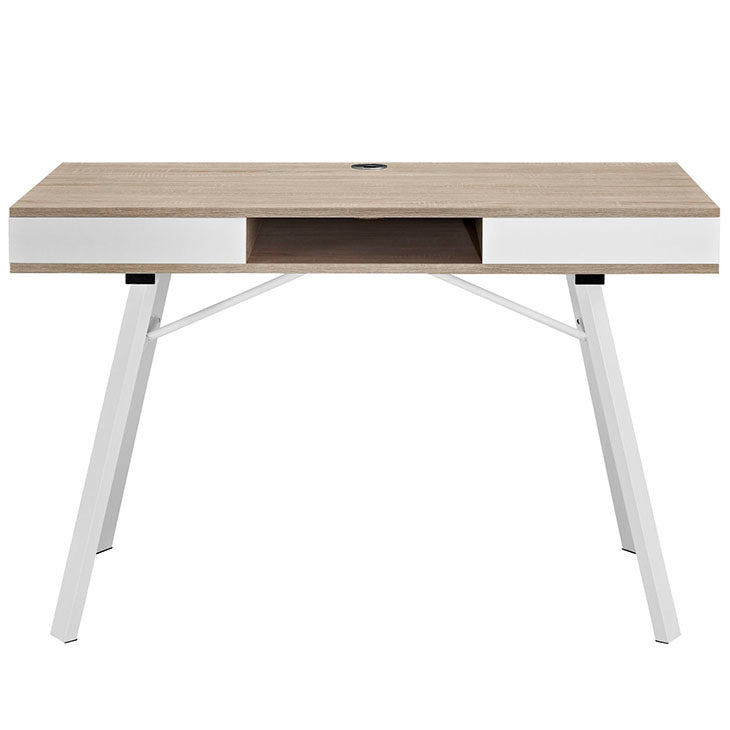 Stir office desk in oak.