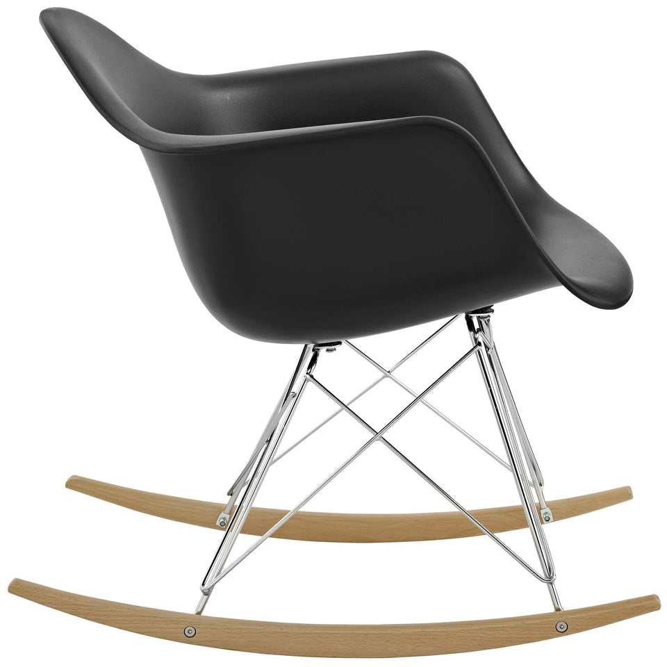 Rocker Plastic Lounge Chair.