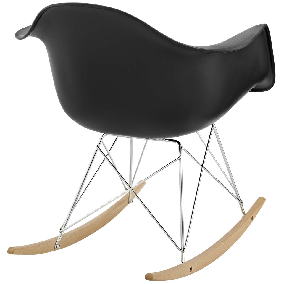 Rocker Plastic Lounge Chair.