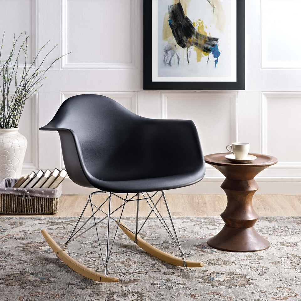 Rocker Plastic Lounge Chair.