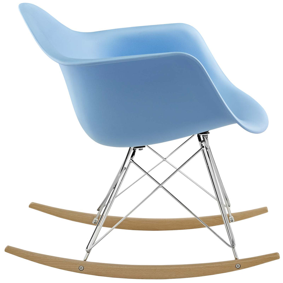 Rocker Plastic Lounge Chair.