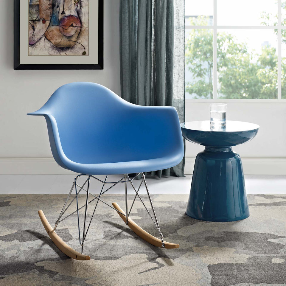 Rocker Plastic Lounge Chair.