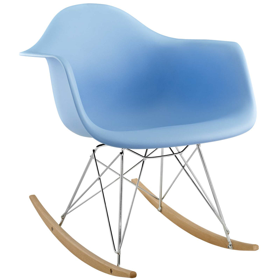 Rocker Plastic Lounge Chair.