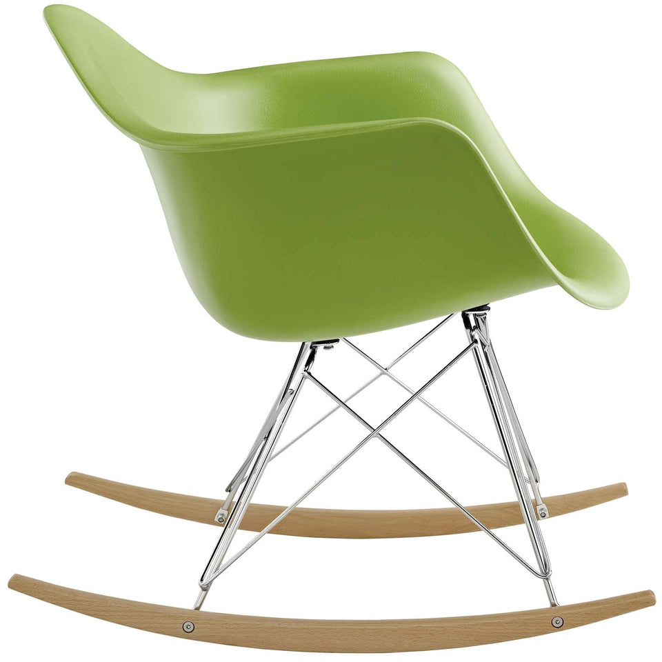 Rocker Plastic Lounge Chair.