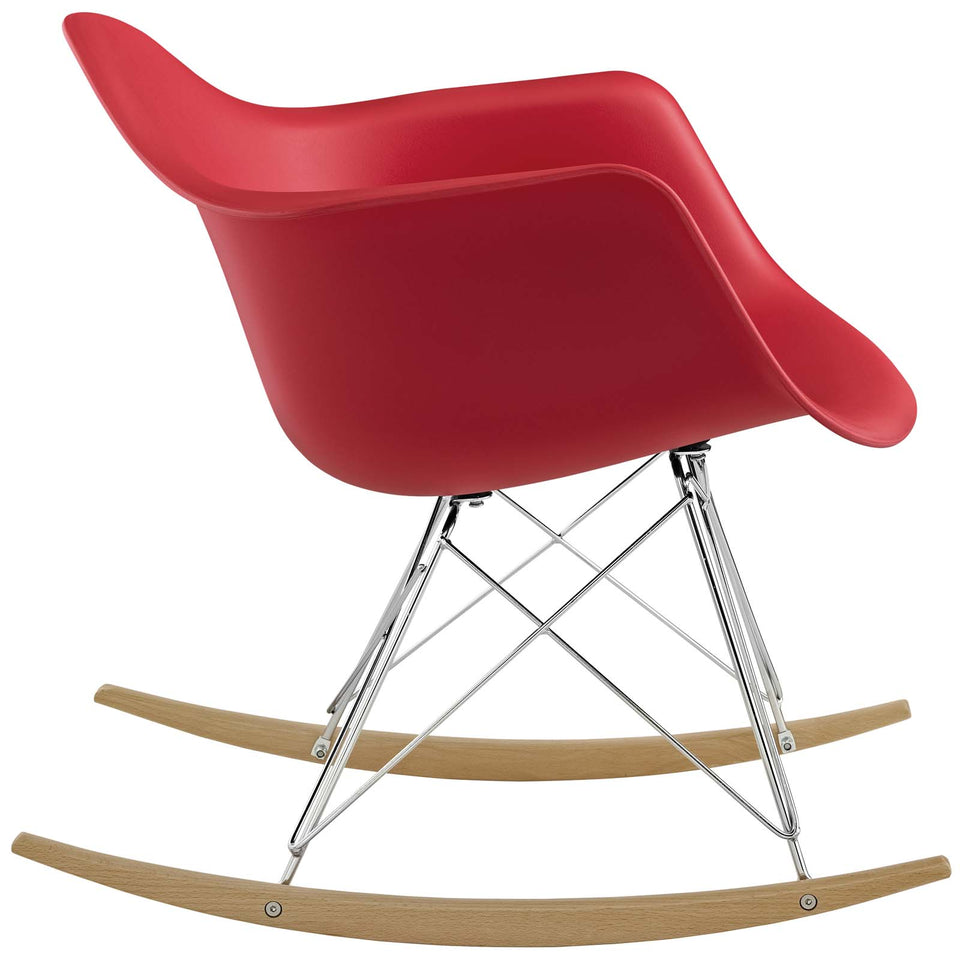 Rocker Plastic Lounge Chair.