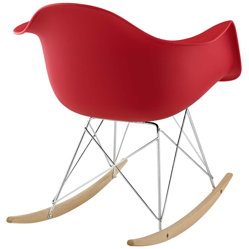 Rocker Plastic Lounge Chair.