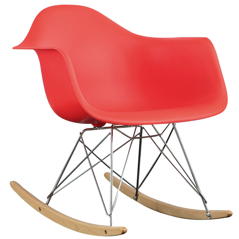Rocker Plastic Lounge Chair.