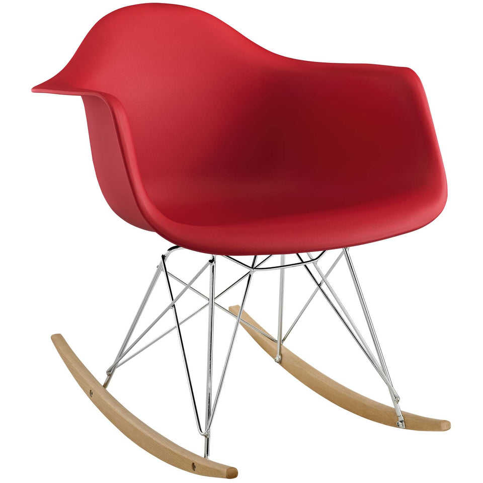 Rocker Plastic Lounge Chair.