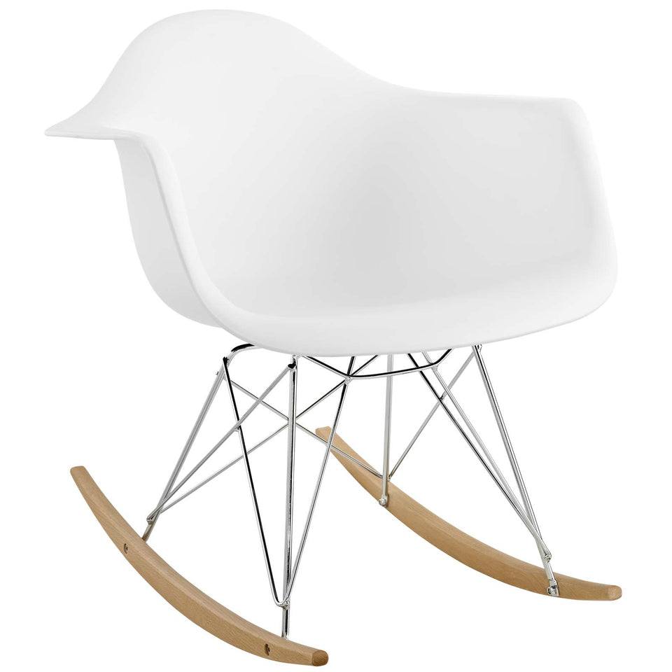 Rocker Plastic Lounge Chair.