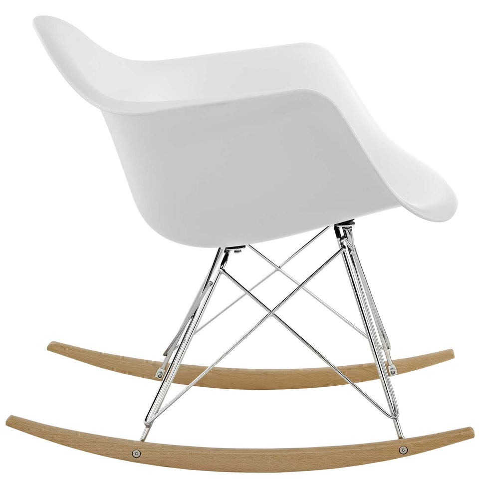 Rocker Plastic Lounge Chair.