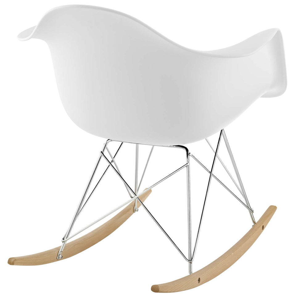 Rocker Plastic Lounge Chair.