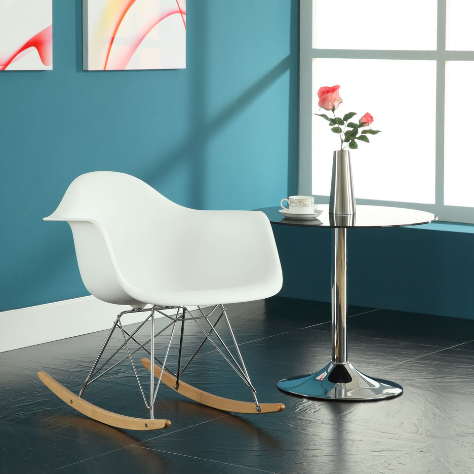 Rocker Plastic Lounge Chair.
