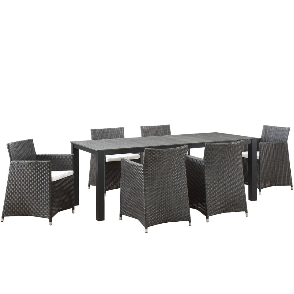 Junction 7 Piece Outdoor Patio Dining Set.