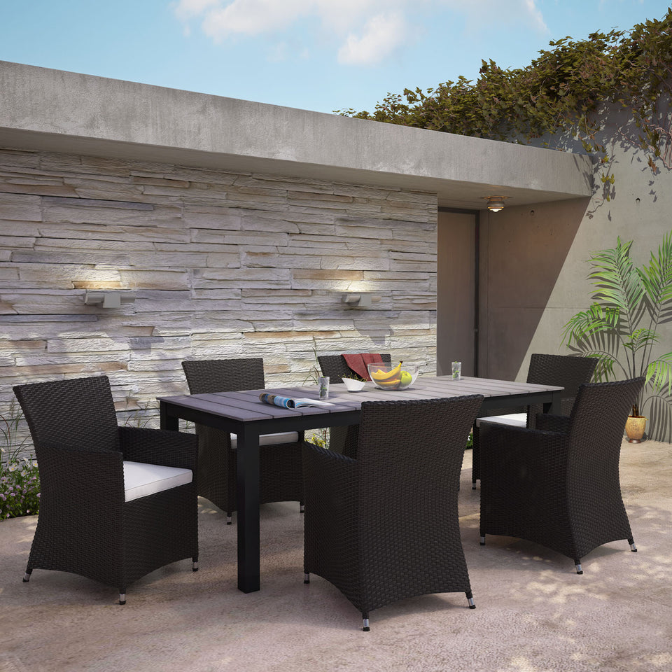 Junction 7 Piece Outdoor Patio Dining Set.