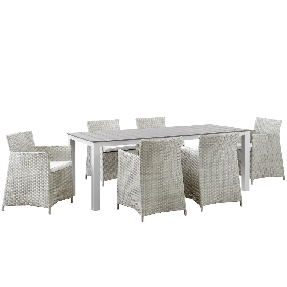 Junction 7 Piece Outdoor Patio Dining Set.