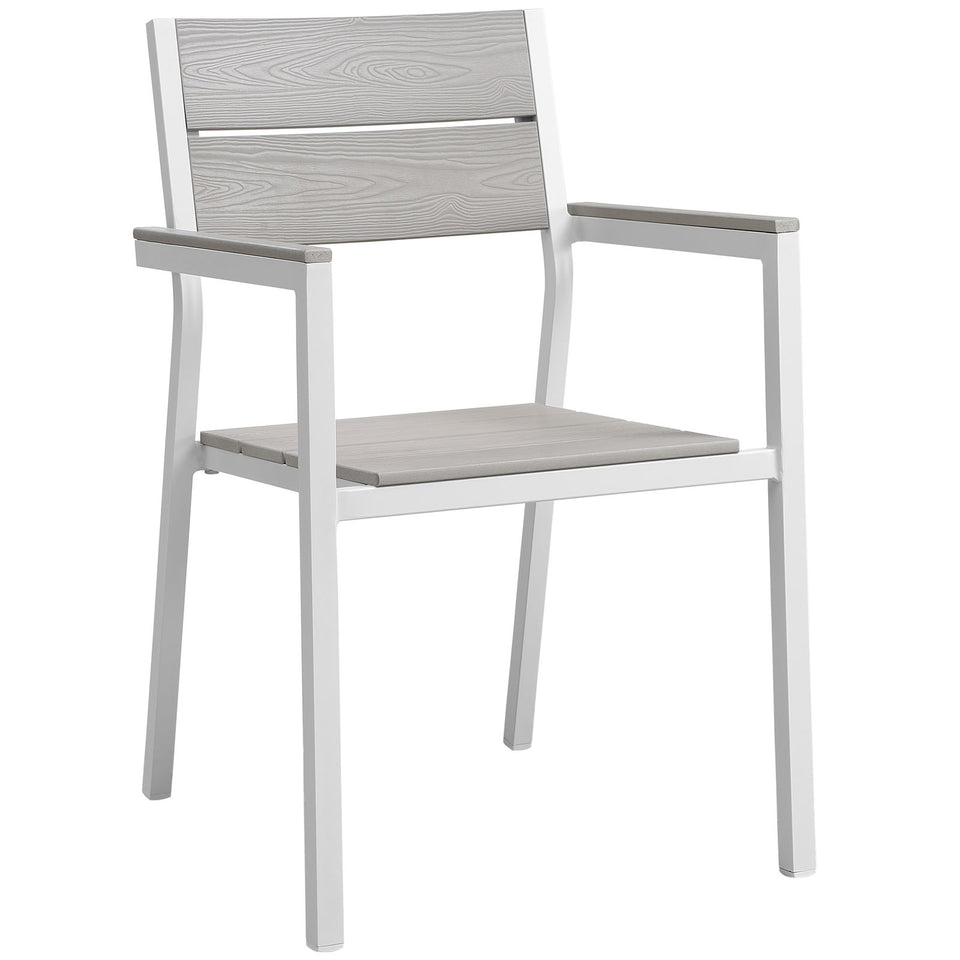Maine 9 Piece Outdoor Patio Dining Set.