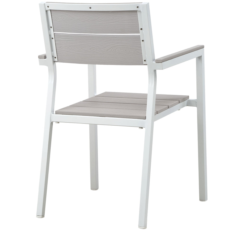Maine 9 Piece Outdoor Patio Dining Set.