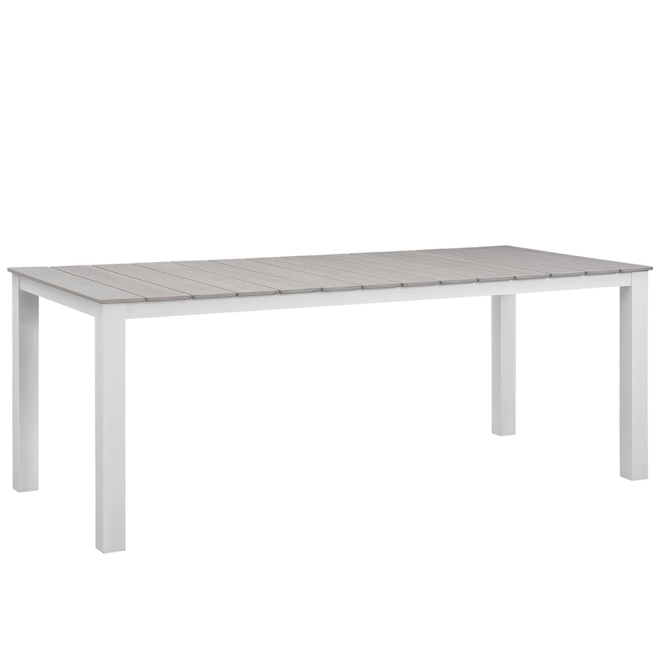 Maine 9 Piece Outdoor Patio Dining Set.